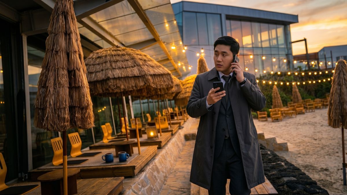 걸으면서 주변을 살피는 고탐정