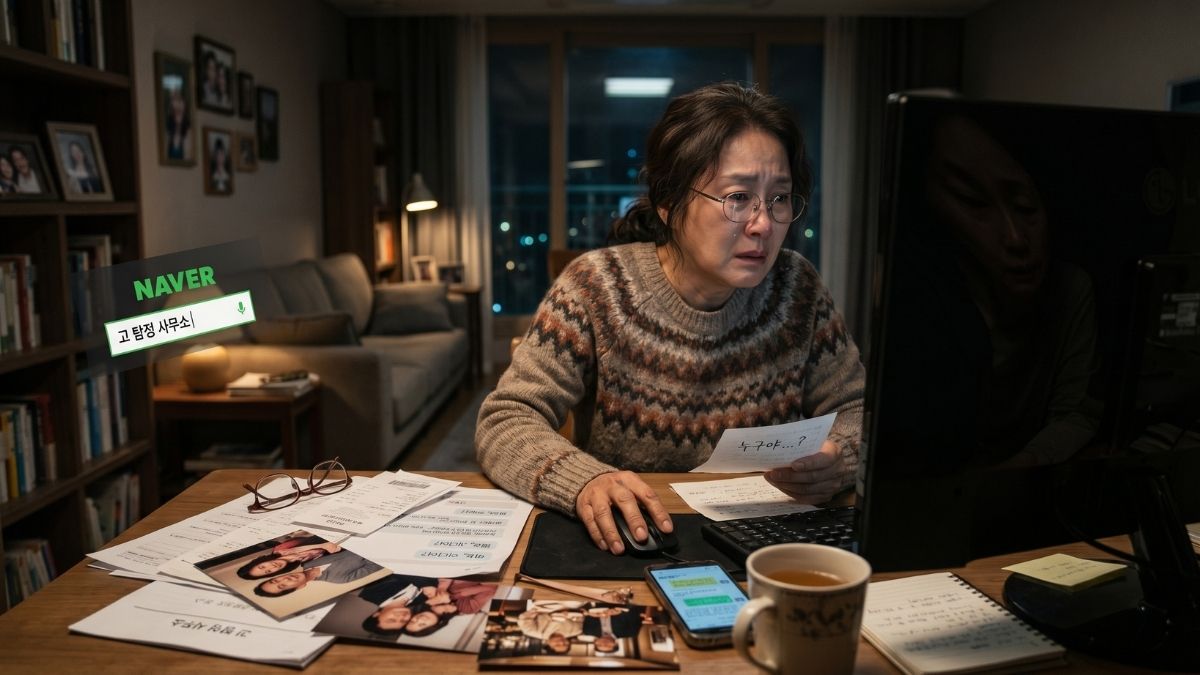 고탐정사무소를 검색하고 있는 사람 